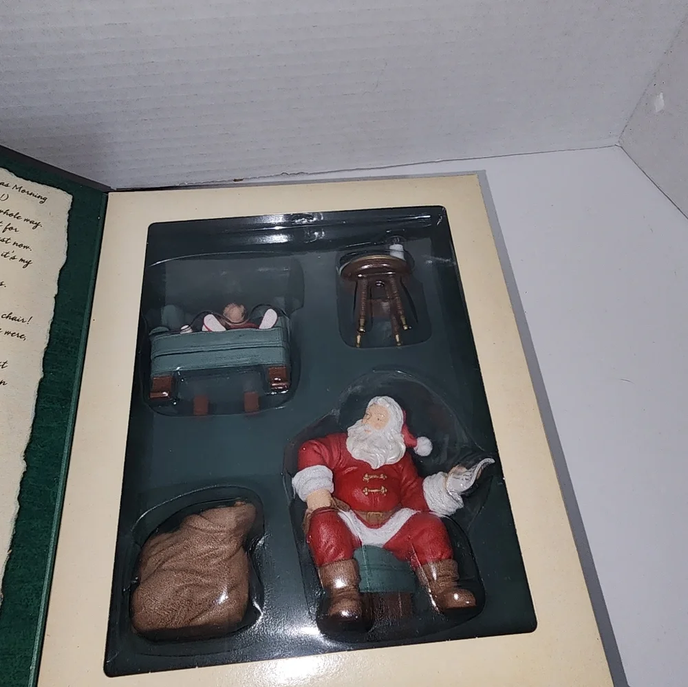NEW Hallmark 2002 Collectors Club Ornament Set Santa's‎ Big Night